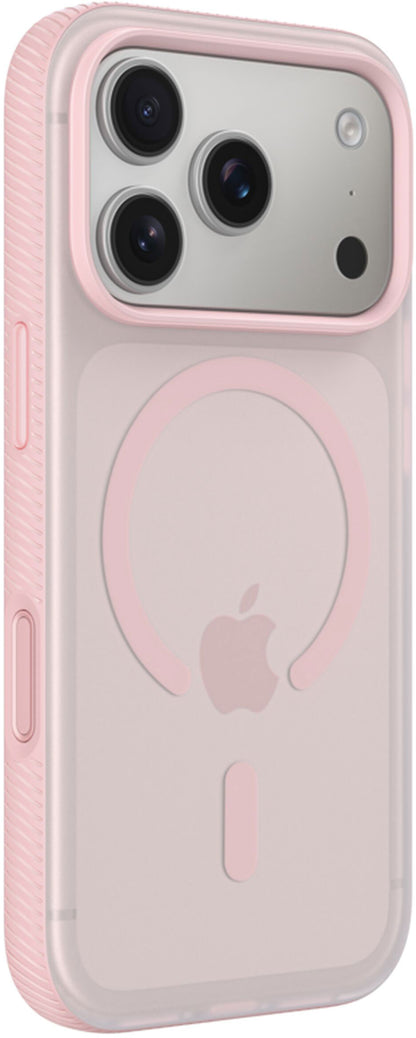 Coque MagSafe pour Apple iPhone 17 Pro, Belkin, SheerForce Grip, Rose MSA035hqPK