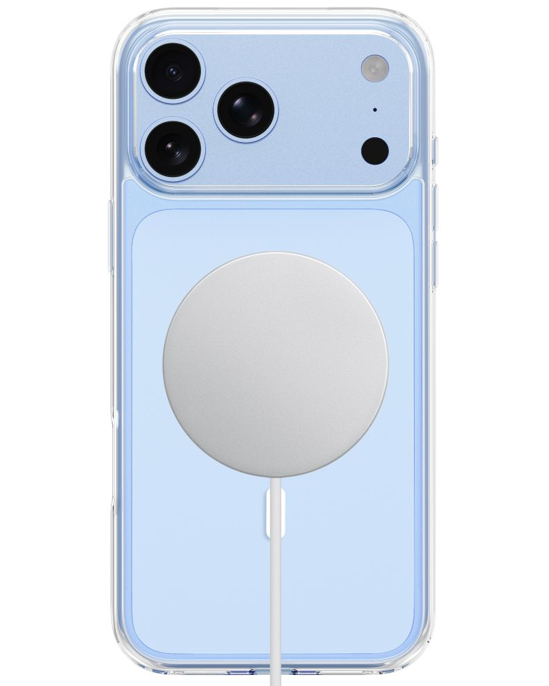 MagSafe-Hülle für Apple iPhone 18 Pro Max / 17 Pro Max, Tech-Protect, Flexair Hybrid mit Displayschutz, Transparent