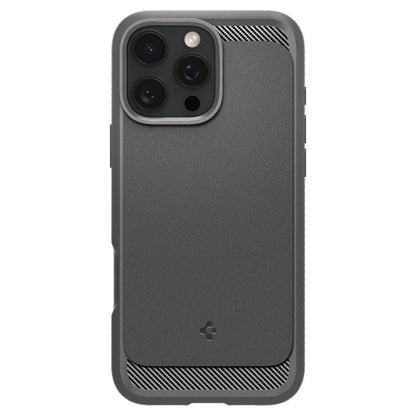 MagSafe Hülle für Apple iPhone 16 Pro Max, Spigen, Rugged Armor, Grau ACS07987 