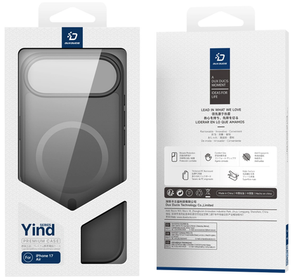 Étui MagSafe pour Apple iPhone 17 Air, DUX DUCIS, Yind, Noir