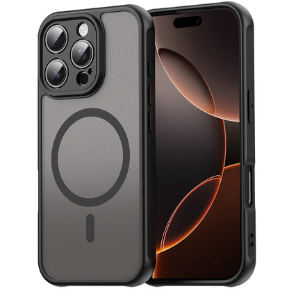 MagSafe-Hülle für Apple iPhone 11 Pro Max, Techsuit, HaloFrost II, Schwarz