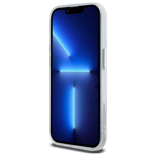 MagSafe Hülle für Apple iPhone 12 / 12 Pro, Karl Lagerfeld, IML Metal Choupette's Head, Weiß