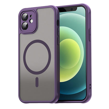 Coque MagSafe pour Apple iPhone 12, Techsuit, HaloFrost II, Violet
