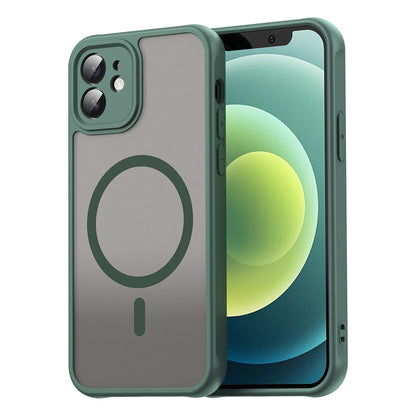 Coque MagSafe pour Apple iPhone 12, Techsuit, HaloFrost II, Vert