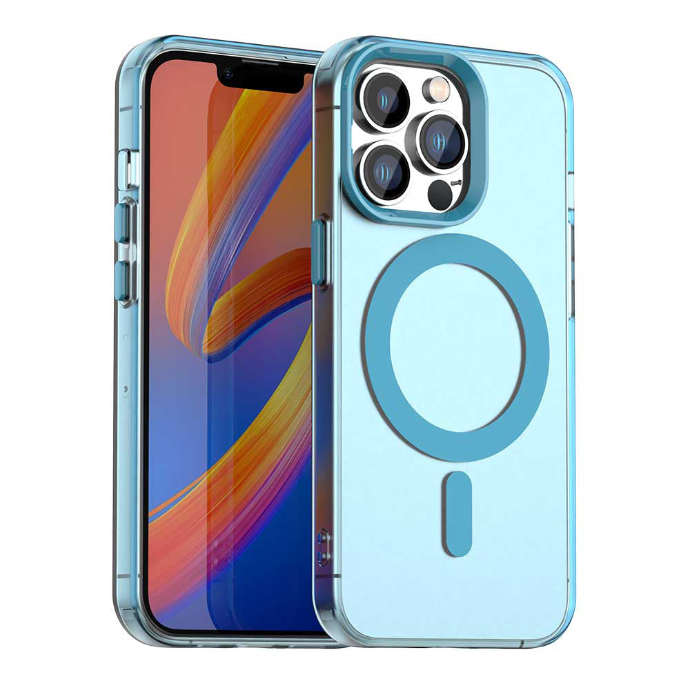 MagSafe Case for Apple iPhone 13 Pro Max, Techsuit, CandyCase, Blue