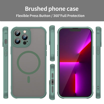 Coque MagSafe pour Apple iPhone 13 Pro Max, Techsuit, HaloFrost II, Vert