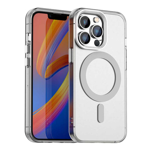 MagSafe-Hülle für Apple iPhone 13 Pro, Techsuit, CandyCase, Weiß