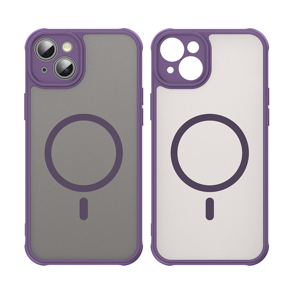 Coque MagSafe pour Apple iPhone 14 Plus, Techsuit, HaloFrost II, Violet