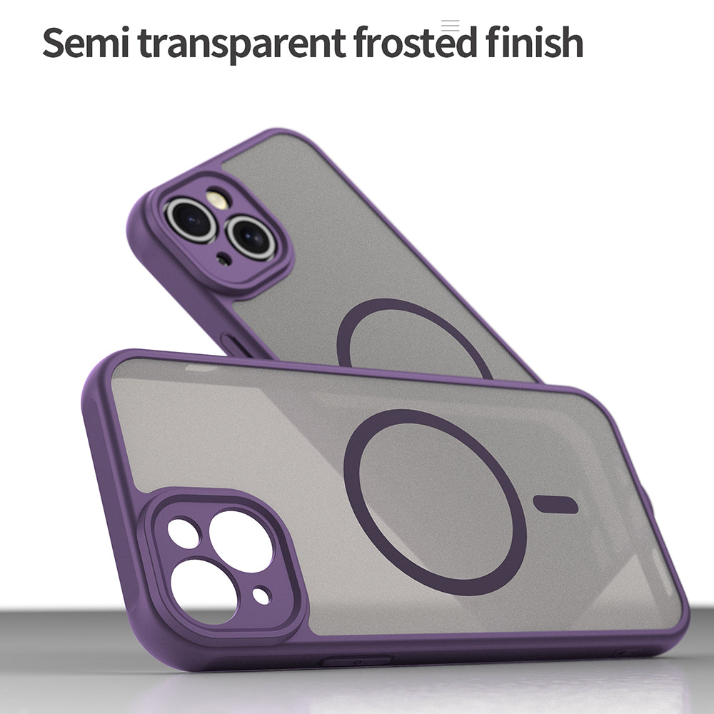 Coque MagSafe pour Apple iPhone 14 Plus, Techsuit, HaloFrost II, Violet
