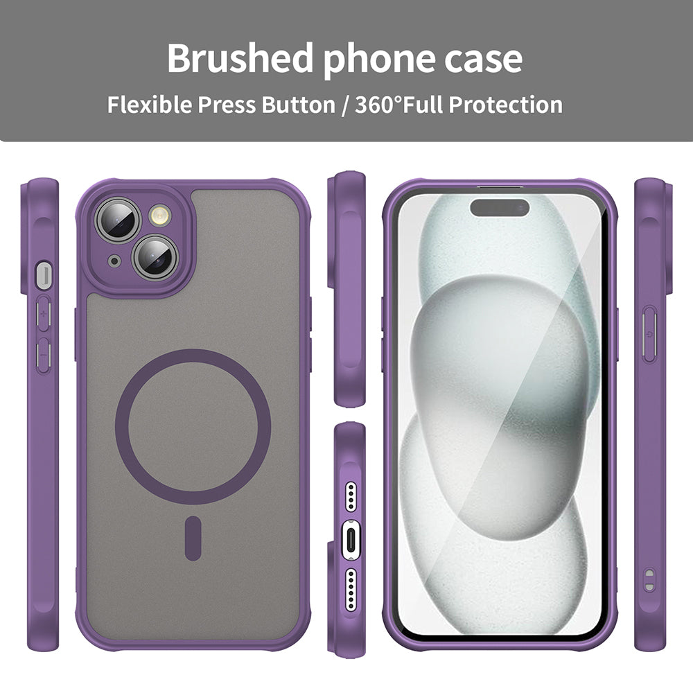 Coque MagSafe pour Apple iPhone 14 Plus, Techsuit, HaloFrost II, Violet