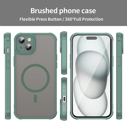Coque MagSafe pour Apple iPhone 14 Plus, Techsuit, HaloFrost II, Vert