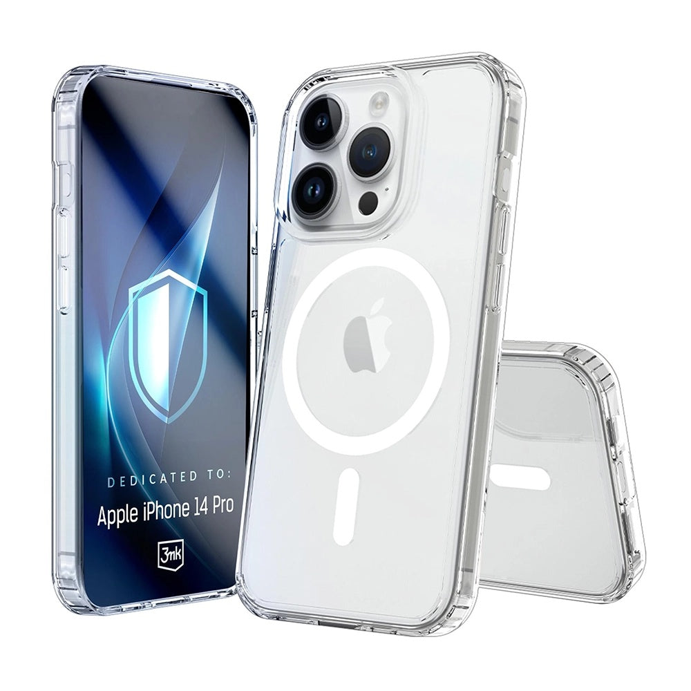 MagSafe Case for Apple iPhone 14 Pro, 3MK, Armor MagCase, Transparent