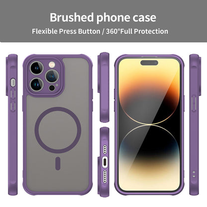 Coque MagSafe pour Apple iPhone 14 Pro Max, Techsuit, HaloFrost II, Violet
