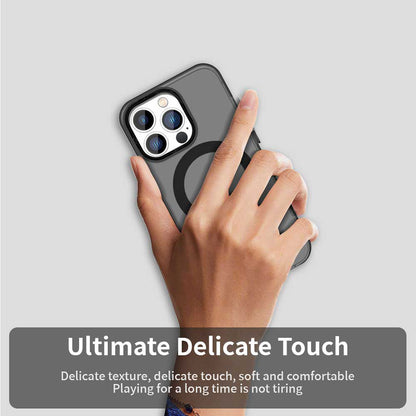 MagSafe-Hülle für Apple iPhone 14 Pro, Techsuit, CandyCase, Schwarz