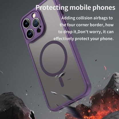 Coque MagSafe pour Apple iPhone 14 Pro, Techsuit, HaloFrost II, Violet