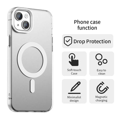 MagSafe-Hülle für Apple iPhone 14, Techsuit, CandyCase, Weiß