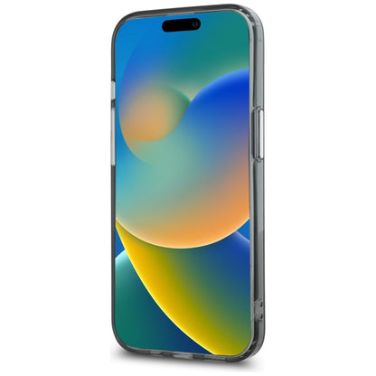 Housse MagSafe pour Apple iPhone 15, Karl Lagerfeld, IML Monogram Karl & Choupette's Heads, Noire