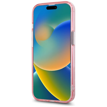 Coque MagSafe pour Apple iPhone 15, Karl Lagerfeld, IML Monogram Karl & Choupette's Heads, Rose