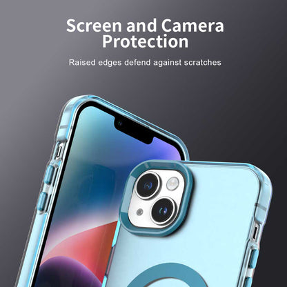 MagSafe-Hülle für Apple iPhone 15 Plus, Techsuit, CandyCase, Blau