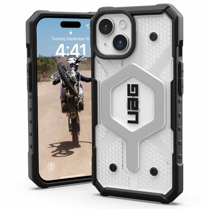 Coque MagSafe pour Apple iPhone 15 Plus, Urban Armor Gear, Pathfinder, Transparente