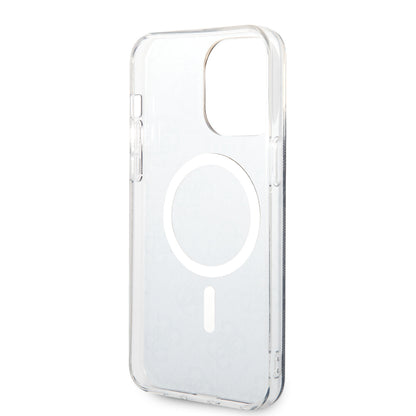 Étui MagSafe pour Apple iPhone 15 Pro, Guess, 4G IML, Noir GUHMP15LH4STK