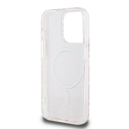 Étui MagSafe pour Apple iPhone 15 Pro, Guess, IML Gcube, Rose