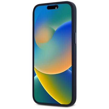 Coque MagSafe pour Apple iPhone 15 Pro Max, Karl Lagerfeld, Silicone Shadow Metal Initial, Noire