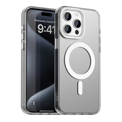 MagSafe-Hülle für Apple iPhone 15 Pro Max, Techsuit, CandyCase, Weiß