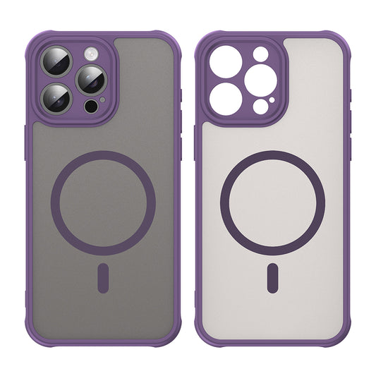 Coque MagSafe pour Apple iPhone 15 Pro Max, Techsuit, HaloFrost II, Violet