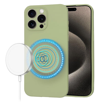 Coque MagSafe pour Apple iPhone 15 Pro Max, Techsuit, SoftFlex, Matcha