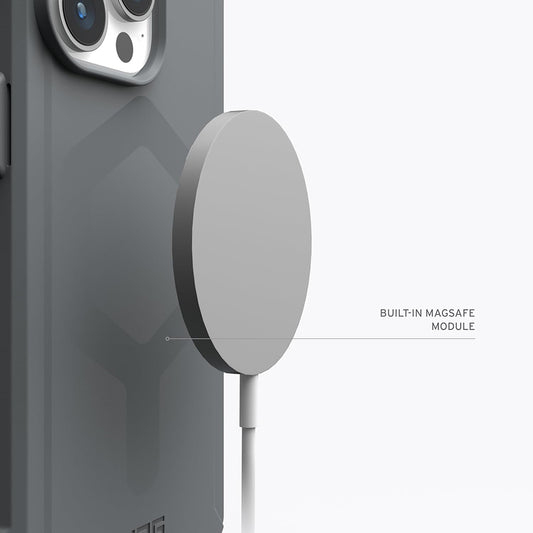 Coque MagSafe pour Apple iPhone 15 Pro Max, Urban Armor Gear, Essential Armor, Argentée