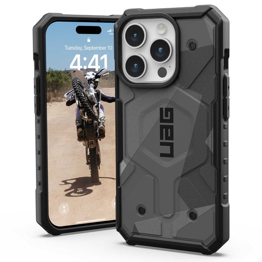 Coque MagSafe pour Apple iPhone 15 Pro Max, Urban Armor Gear, Pathfinder SE Geo Camo, Camouflage