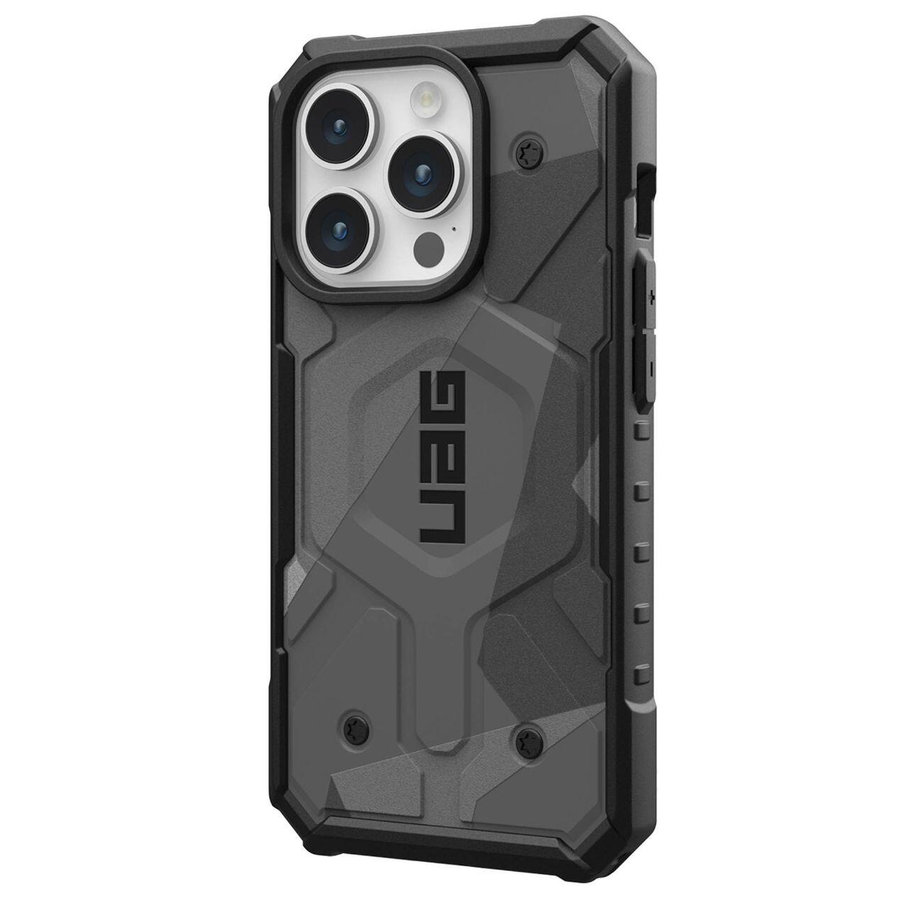 Coque MagSafe pour Apple iPhone 15 Pro Max, Urban Armor Gear, Pathfinder SE Geo Camo, Camouflage