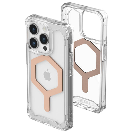 Coque MagSafe pour Apple iPhone 15 Pro Max, Urban Armor Gear, Plyo, Rose Doré