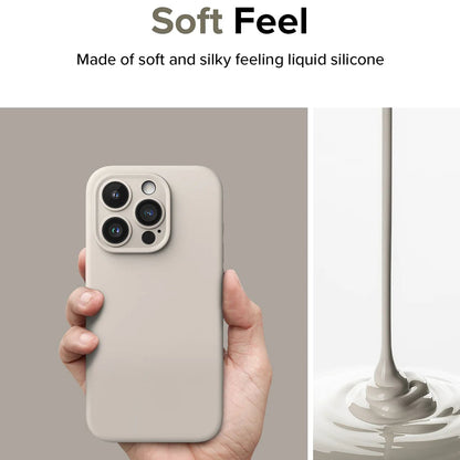 MagSafe Hülle für Apple iPhone 15 Pro, Ringke, Silikon, Limettengrün