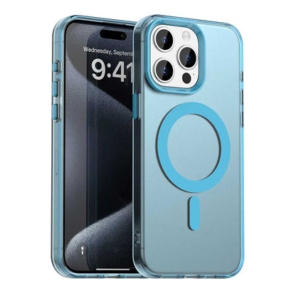 MagSafe Case for Apple iPhone 15 Pro, Techsuit, CandyCase, Blue