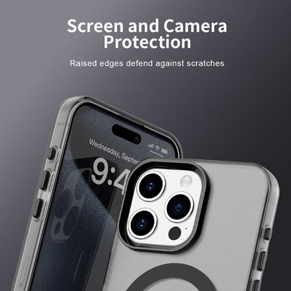 MagSafe-Hülle für Apple iPhone 15 Pro, Techsuit, CandyCase, Schwarz