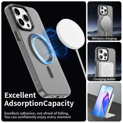 MagSafe-Hülle für Apple iPhone 15 Pro, Techsuit, CandyCase, Schwarz