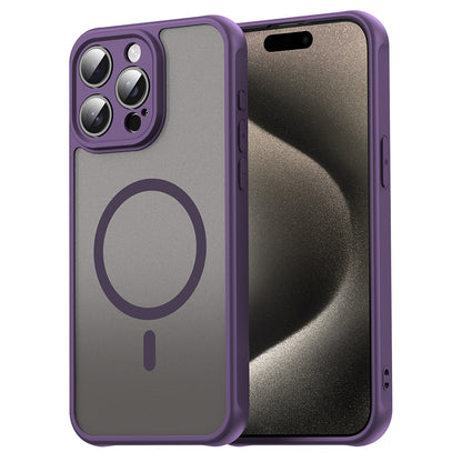 Coque MagSafe pour Apple iPhone 15 Pro, Techsuit, HaloFrost II, Violet