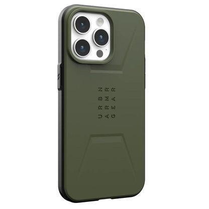 MagSafe-Hülle für Apple iPhone 15 Pro, Urban Armor Gear, Civilian, Grün