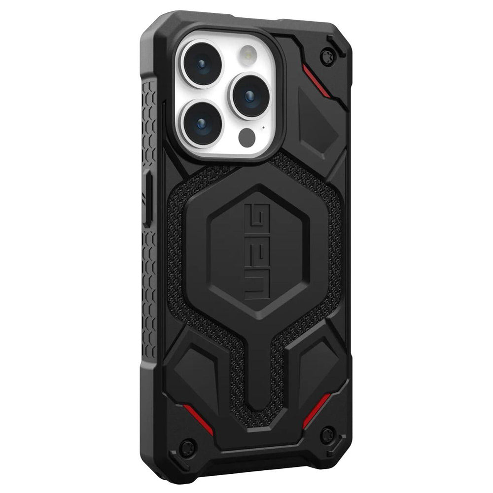 Coque MagSafe pour Apple iPhone 15 Pro, Urban Armor Gear, Monarch Pro Kevlar, Noire