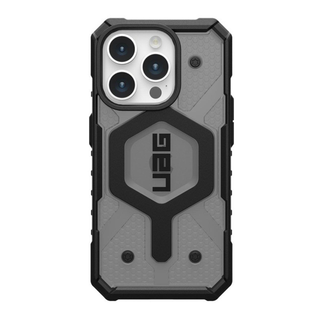 Coque MagSafe pour Apple iPhone 15 Pro, Urban Armor Gear, Pathfinder, Gris