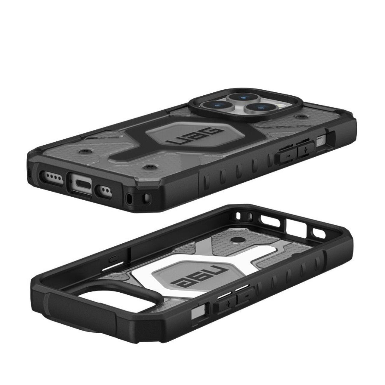Coque MagSafe pour Apple iPhone 15 Pro, Urban Armor Gear, Pathfinder, Gris