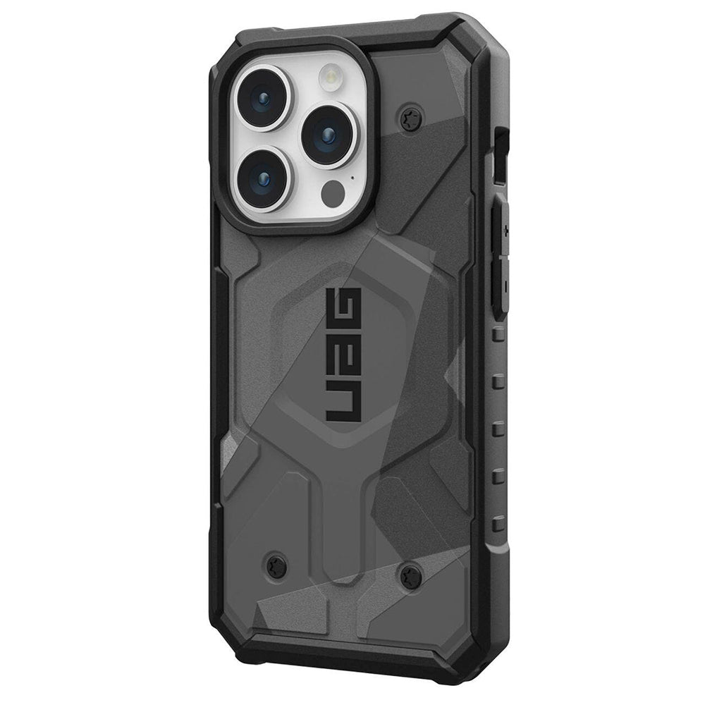Coque MagSafe pour Apple iPhone 15 Pro, Urban Armor Gear, Pathfinder SE Geo Camo, Camouflage