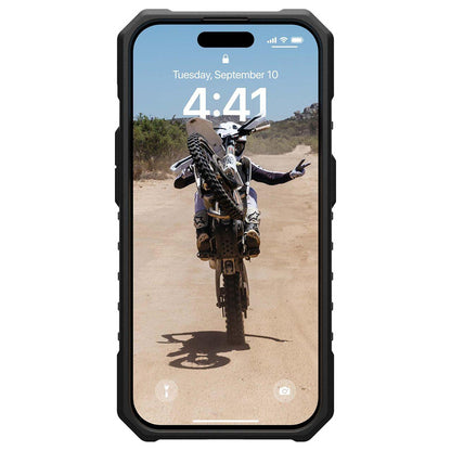 Coque MagSafe pour Apple iPhone 15 Pro, Urban Armor Gear, Pathfinder SE Geo Camo, Camouflage