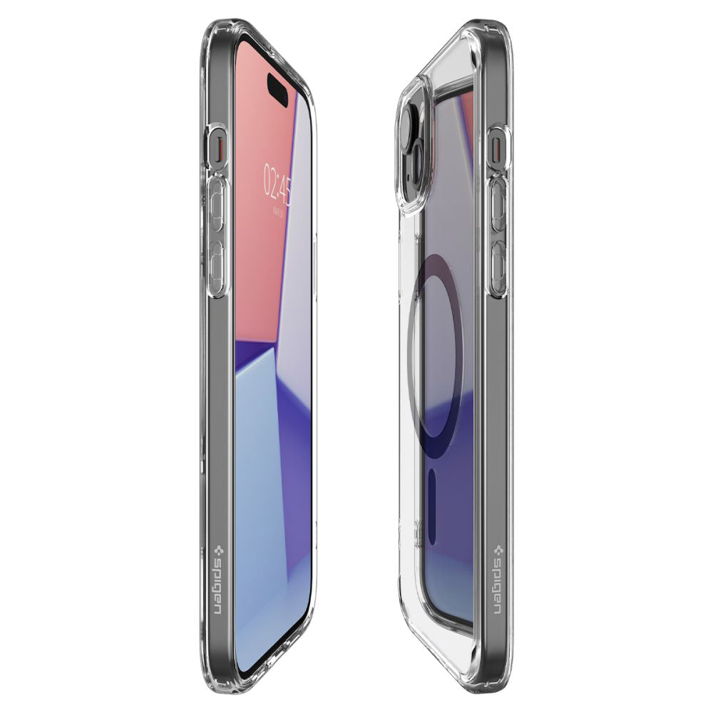 Coque MagSafe pour Apple iPhone 15, Spigen, Ultra Hybrid, Noire ACS06803