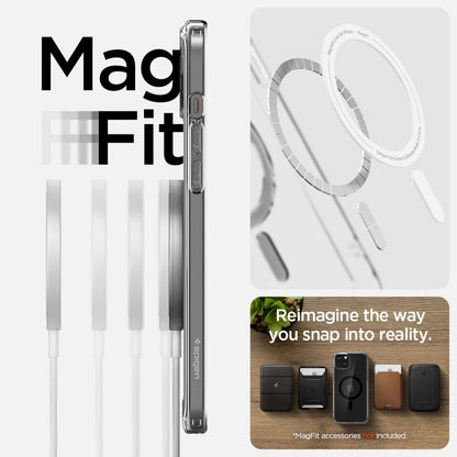 Coque MagSafe pour Apple iPhone 15, Spigen, Ultra Hybrid, Noire ACS06803