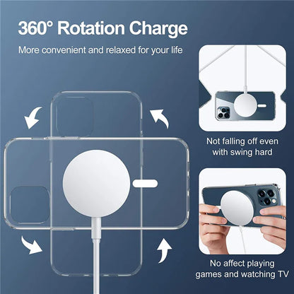 Coque MagSafe pour Apple iPhone 15, Techsuit, Pro, Rose