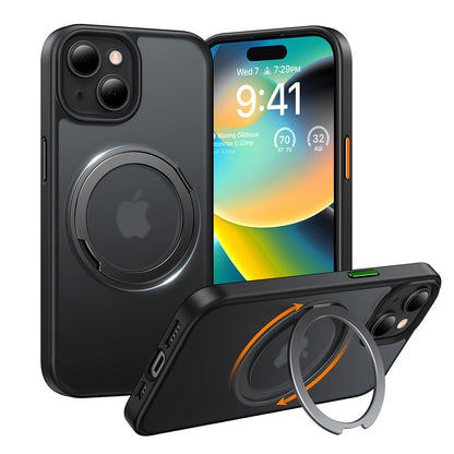 Étui MagSafe pour Apple iPhone 15, Torras, Ostand Pro, Noir