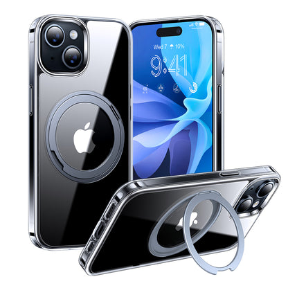 Coque MagSafe pour Apple iPhone 15, Torras, Ostand Pro, Transparente